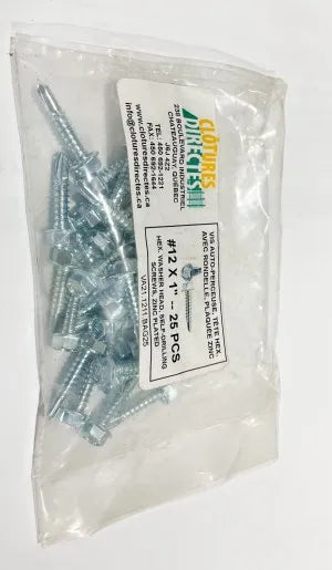 VIS MÉTAL 12-14'' X 1'' (PAQUET: 25)