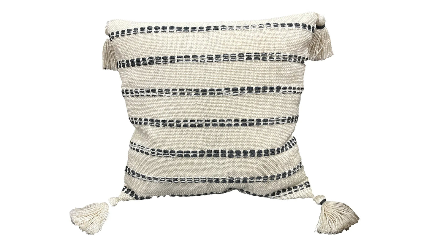 Coussins - Corriveau - Natural - bleu gris