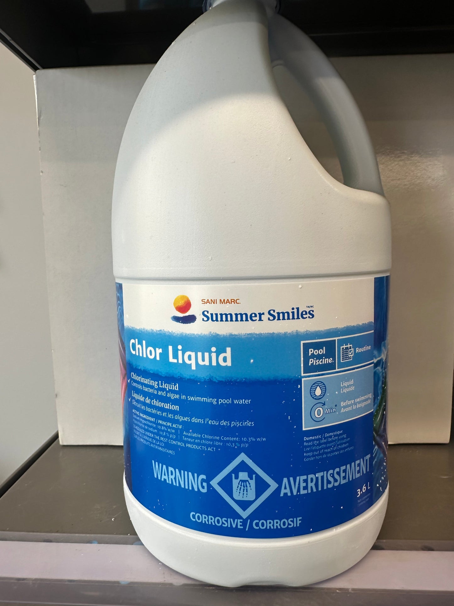 Piscine | Chlor Liquid | Liquide de chloration