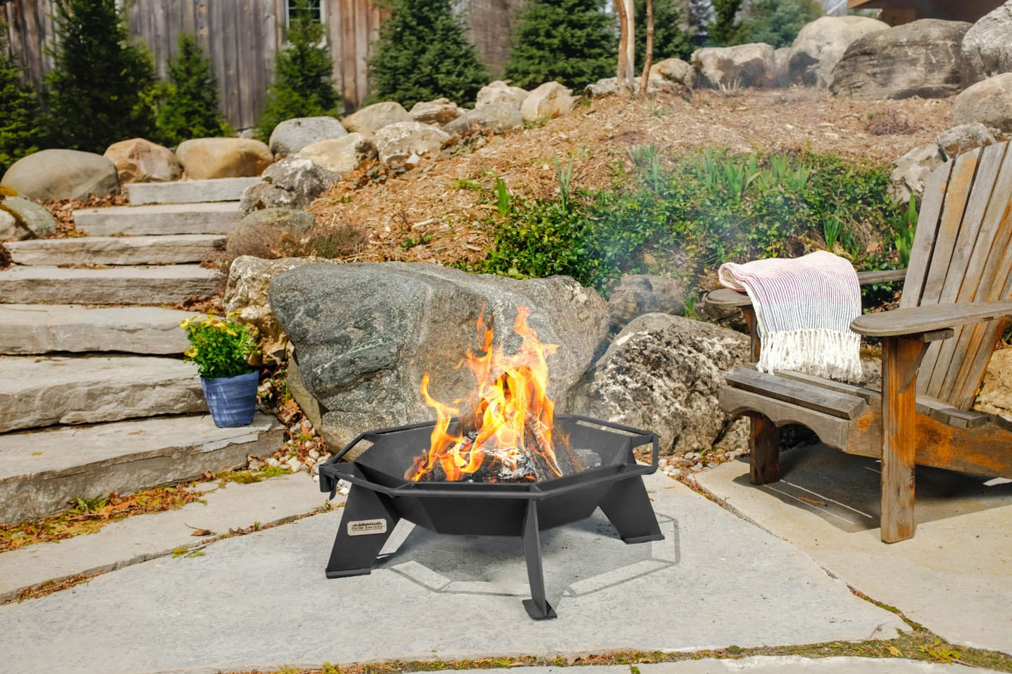 Foyer | Iron Embers | Cottager Octagonal | 2'