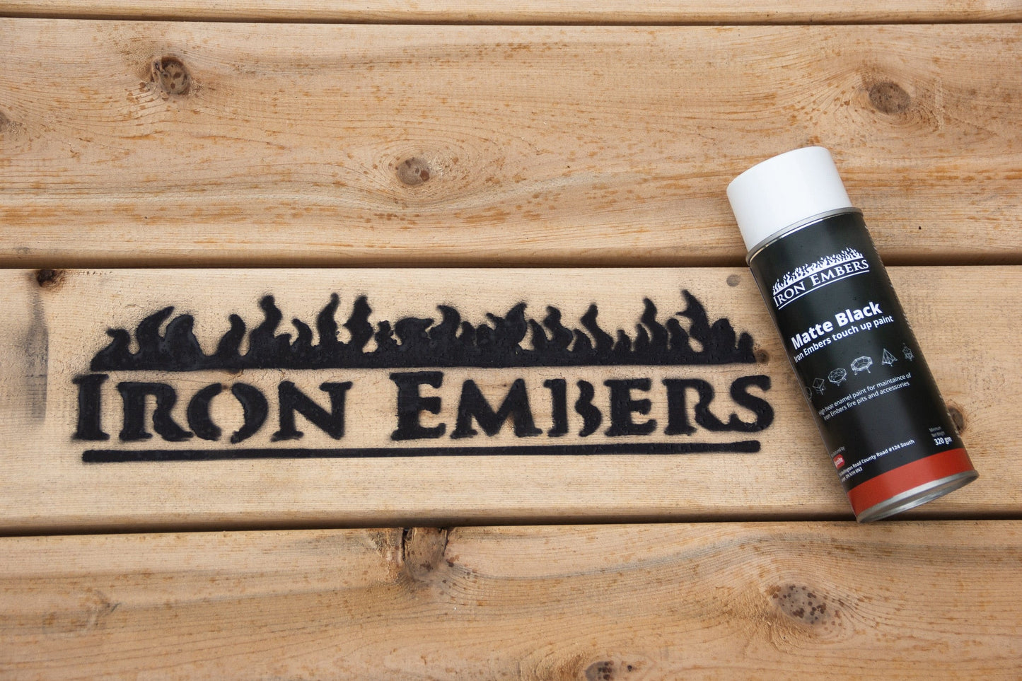 Accessoire | Iron Embers | Peinture de retouche noire matte