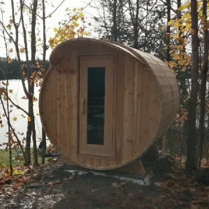 Knotty Cedar Barrel Saunas