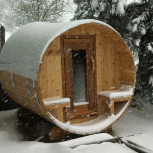 Knotty Cedar Barrel Saunas