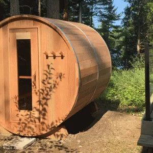 Clear Cedar Barrel Saunas