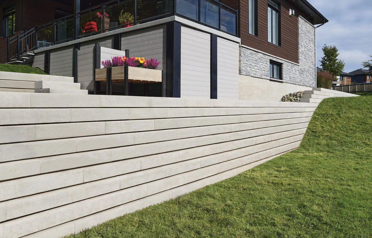 Photo du produit Muret Grande® Lisse par Permacon