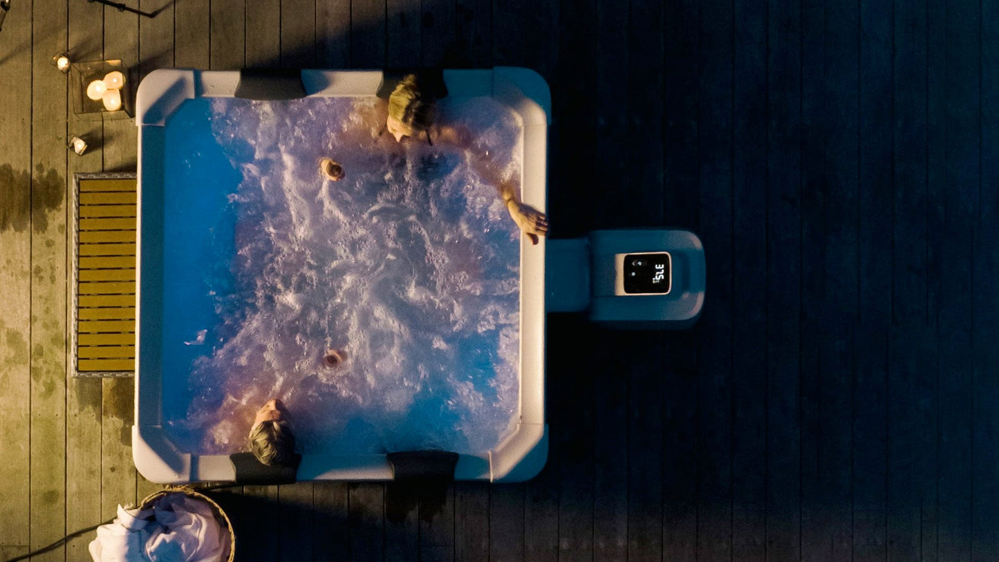 Spa Portable | MSpa | Frame Oslo Amber | 6 Places | 8 Jets | 120 Sorties de bulles
