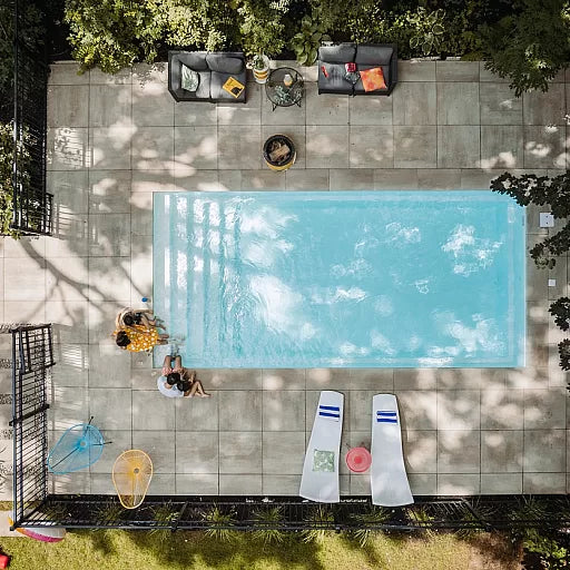 Image de la piscine creusée du modèle Topaze