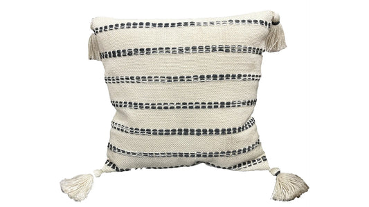 Coussins - Corriveau - Natural - bleu gris