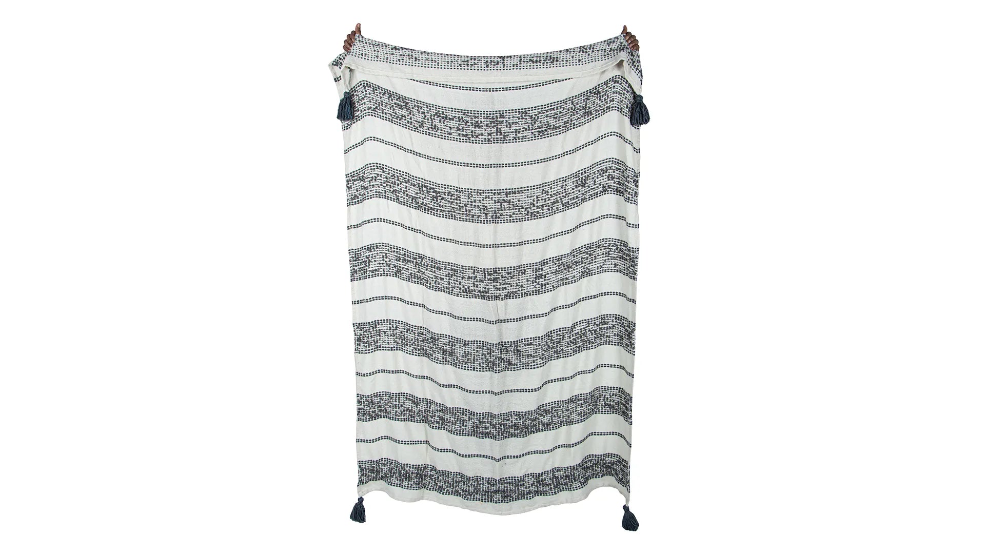 Couvertures - Corriveau - Mineral - 50"x60" - Bleu gris