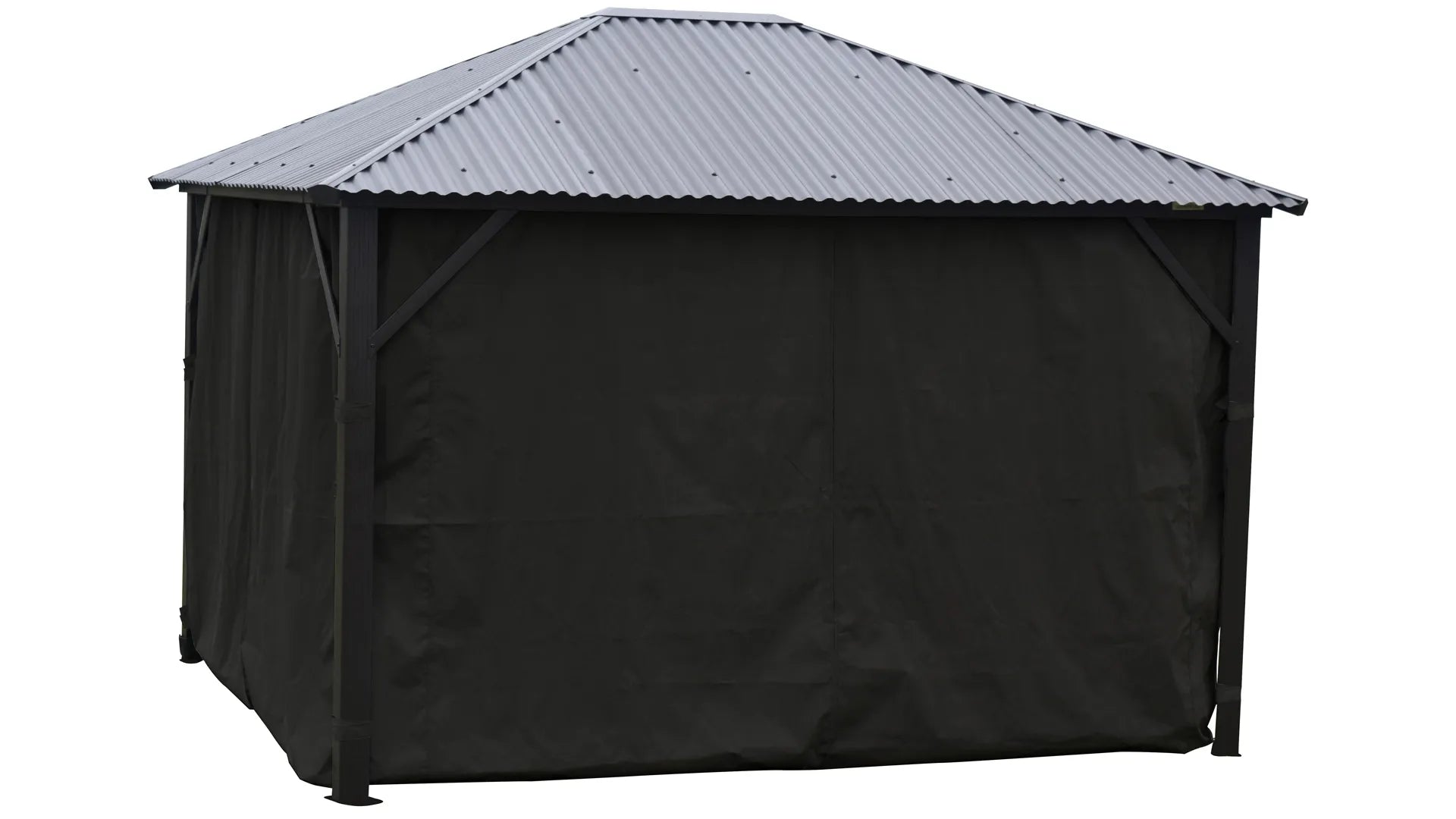 Accessoires - Corriveau - 10'x12' - Rideau - Gris clair