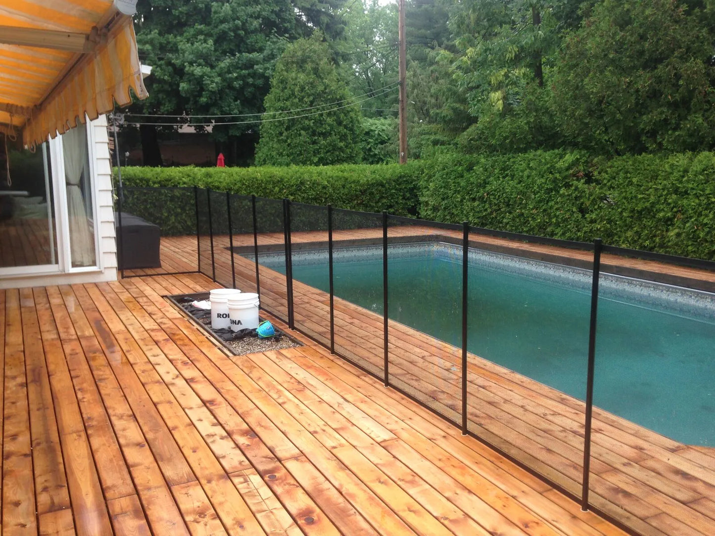 Ancrage 36'' (Terrasse de bois)