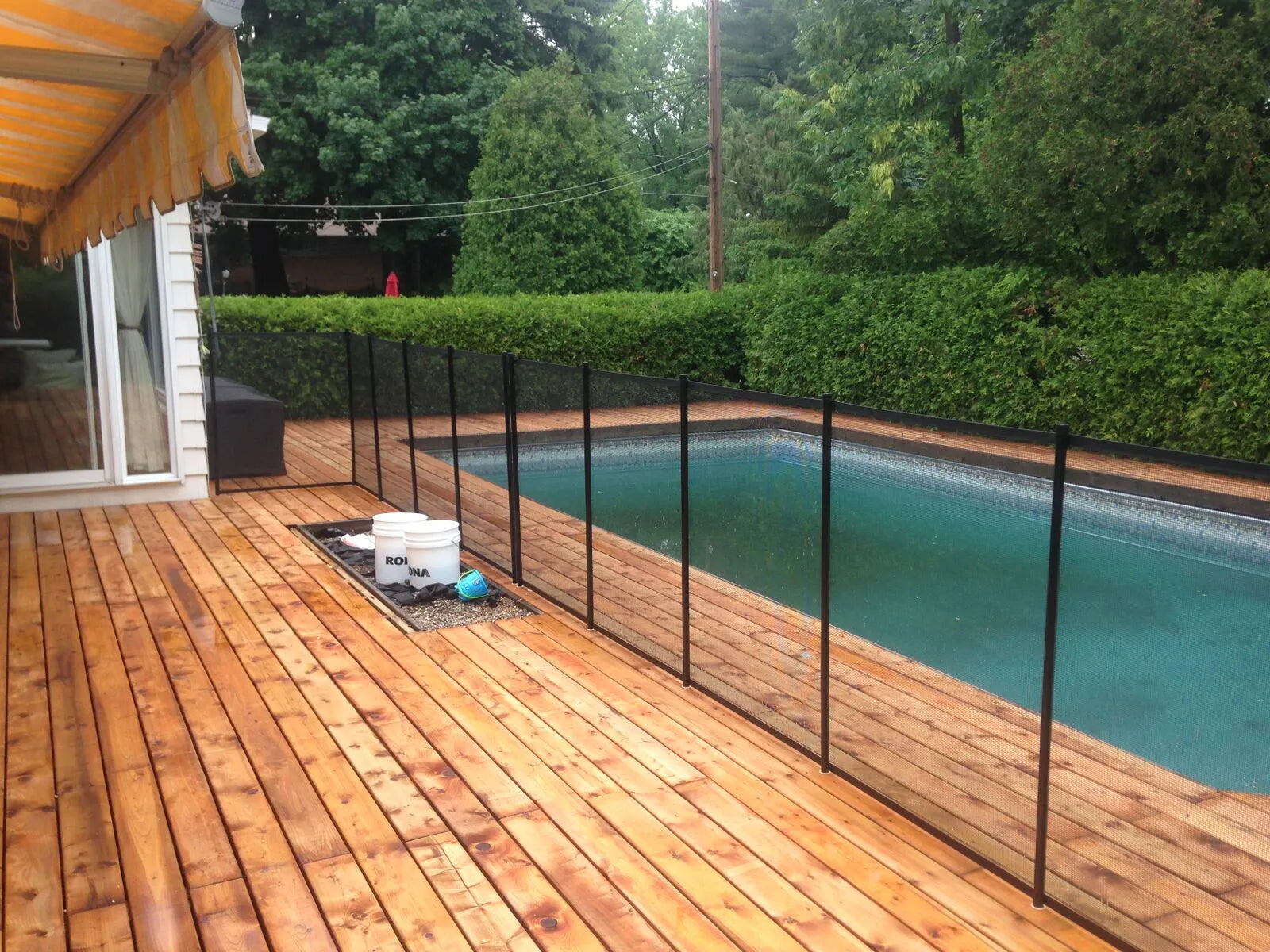 Ancrage 36'' (Terrasse de bois)