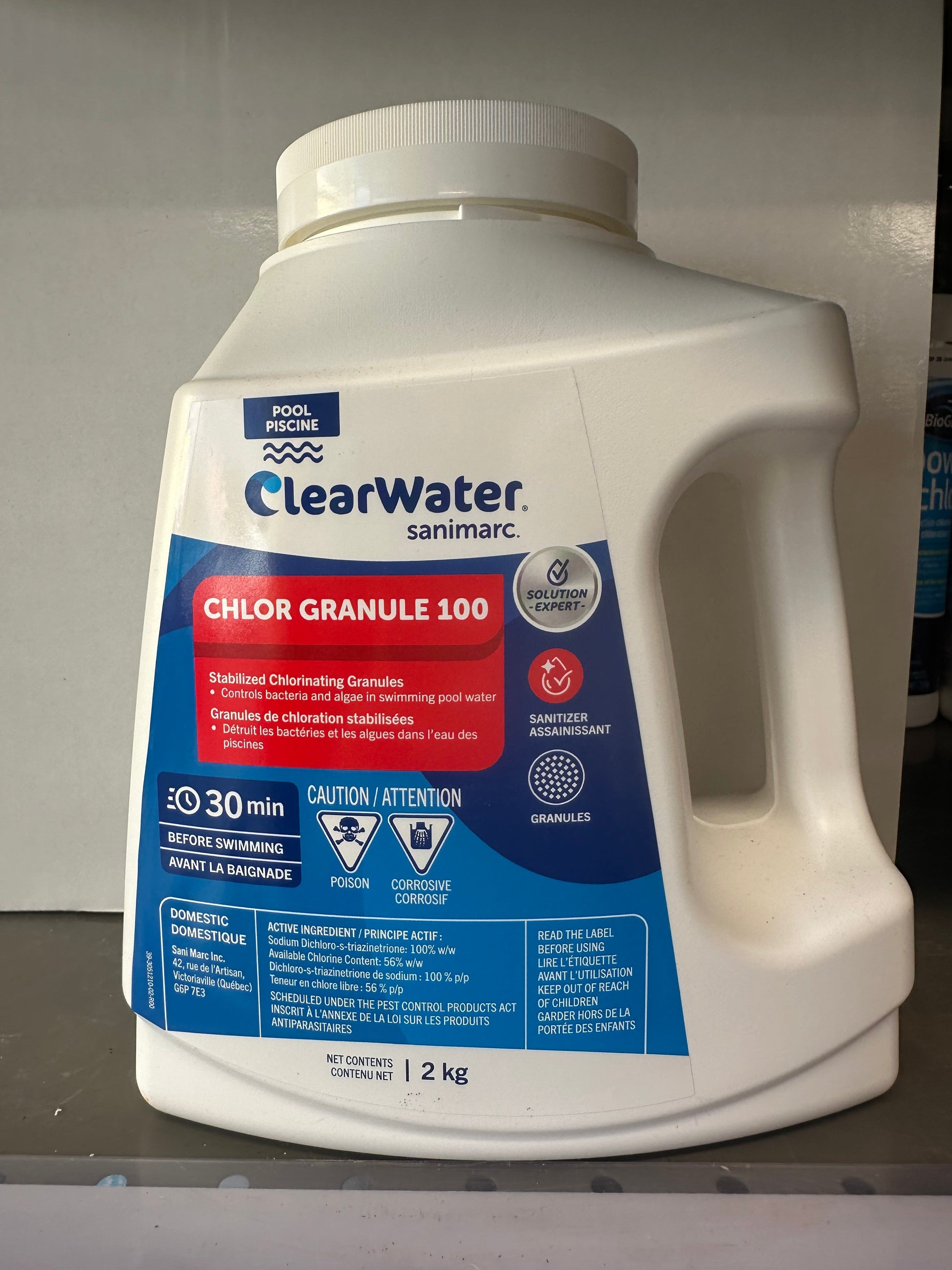 Piscine | CLEARWATER | CHLOR GRANULE 100