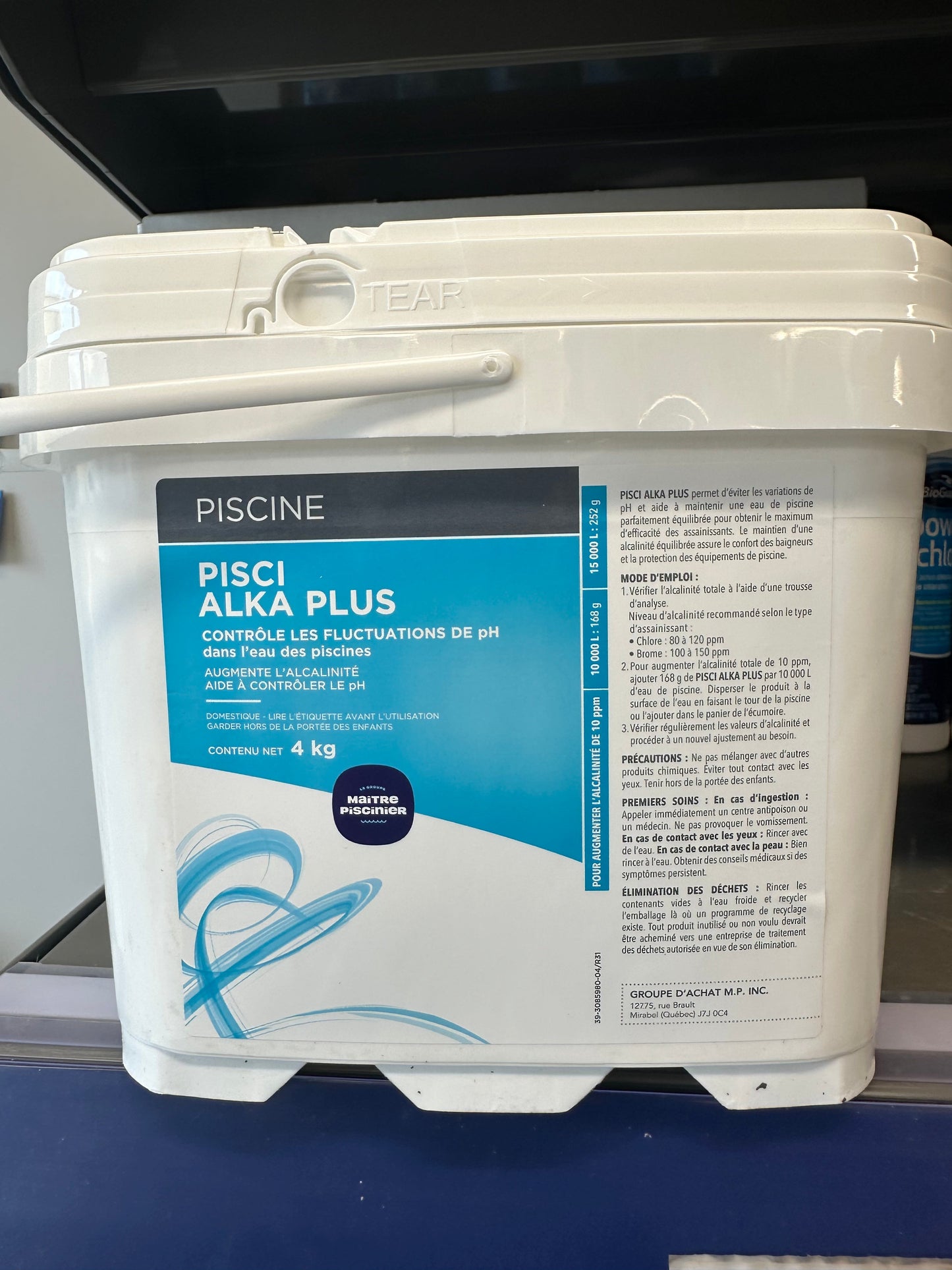 Piscine | PISCI ALKA PLUS | Contrôle de pH | 4 kg