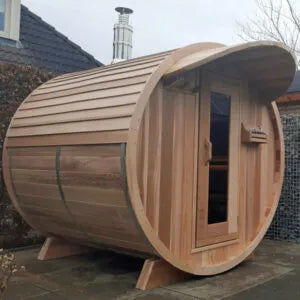 Clear Cedar Barrel Saunas