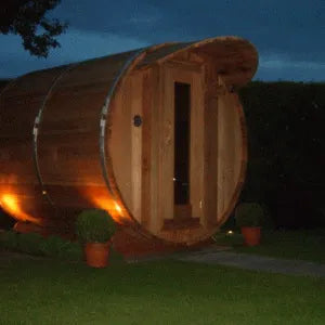 Clear Cedar Barrel Saunas