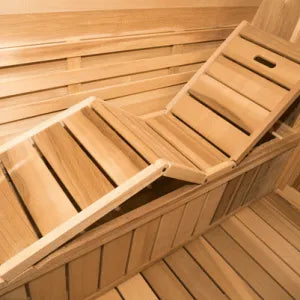 Panoramic View Cedar Barrel Saunas