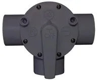 Image 1 du produit Valve | Olympic | Valve à 3 voies grise lisse
