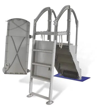 Image 1 du produit Echelle | Olympic | Échelle extérieure grise, hauteur pour mur de 48-54 po (122cm - 137cm).