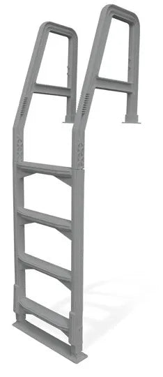 Image 2 du produit Echelle | Olympic | Échelle grise en résine pour patio, hauteur pour mur de 48-54 po (122cm - 137cm)