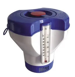 Image 1 du produit Diffuseur de chlore | Olympic | Diffuseur flottant de 7.5 po avec thermomètre et indicateur (pastilles 3 po)