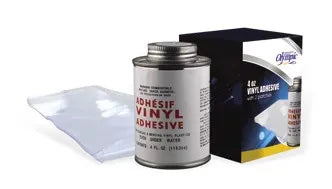 Image 1 du produit Réparation | Olympic | Adhésif vinyle 4oz (120ml) avec 2 patches (applicateur inclus)