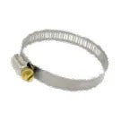 Image 1 du produit Accessoires | Plomberie | Olympic | Collet en acier inoxydable 32 mm - 51 mm, vis doré (1 pc)