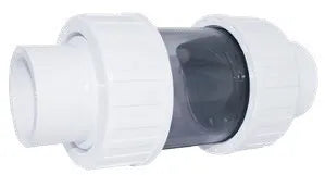 Image 1 du produit Valve | Plomberie | Olympic | Valve à clapet anti retour transparente 1-1/2” blanche