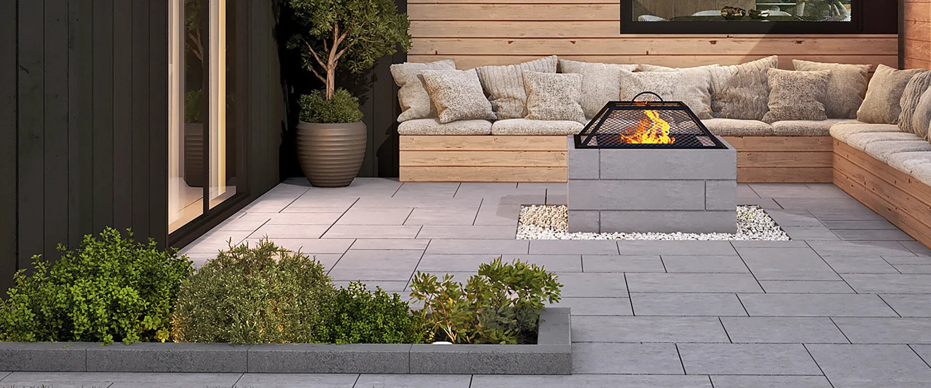 Photo du produit Foyer Orion par Permacon