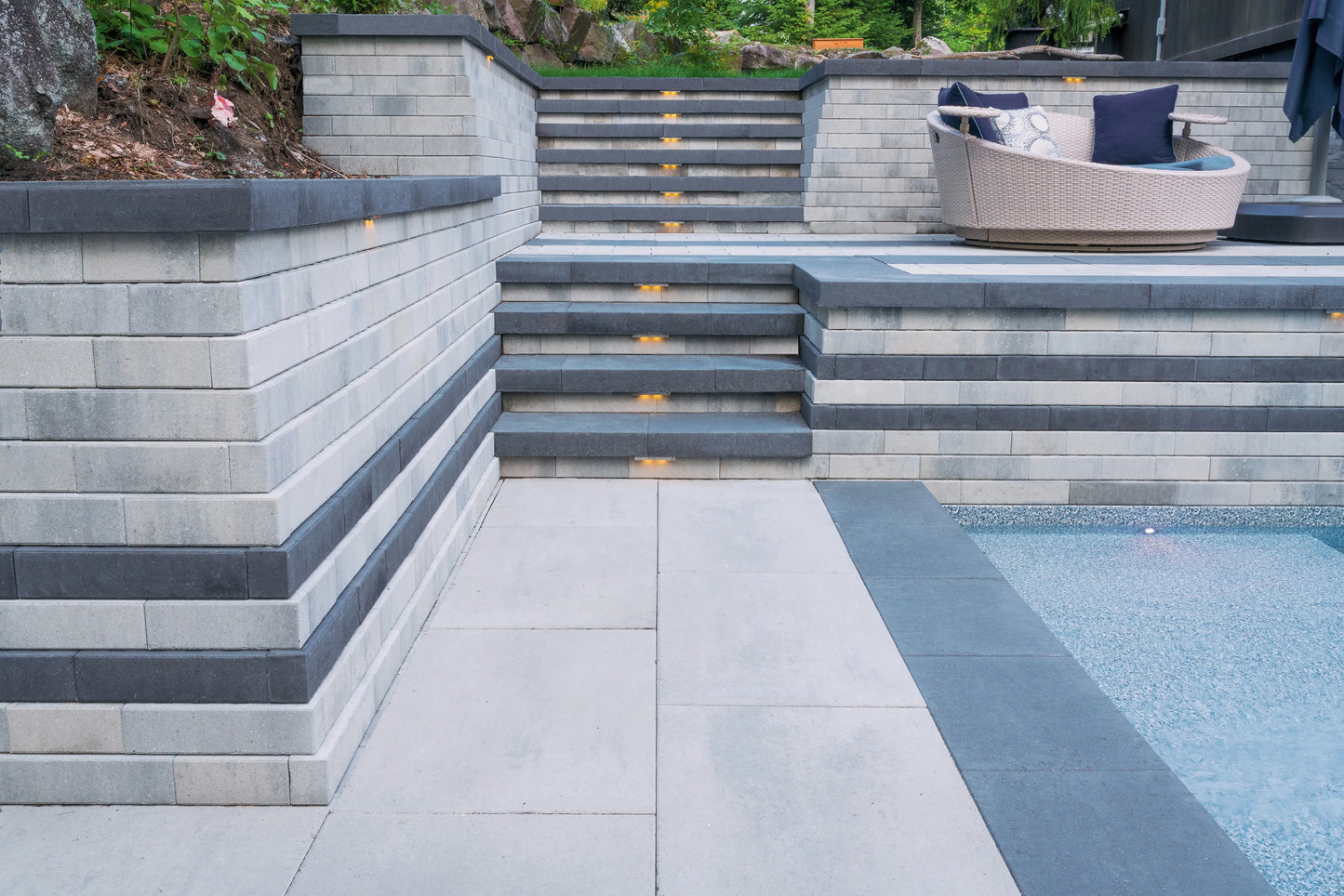 Photo du produit Muret Melville Tandem par Permacon