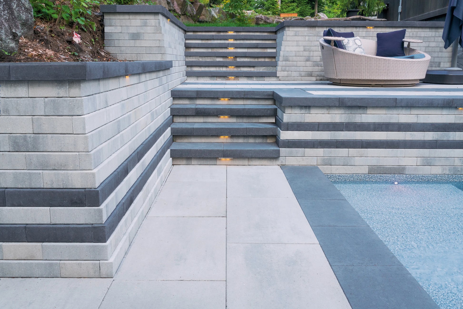 Photo du produit Muret Melville Tandem par Permacon