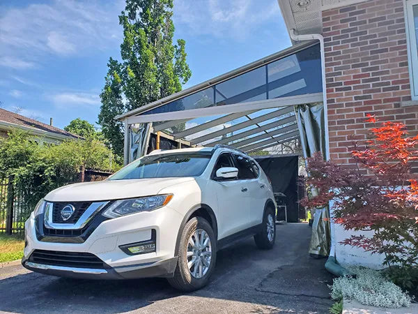 CarPORT capri avec rideaux