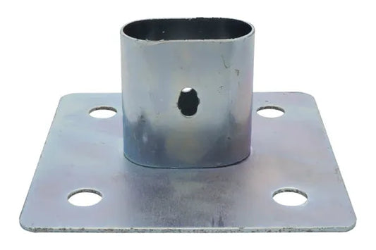 Ancrage - sous patte Industriel + 2 clous + Vis 2'' 1/2 et Écrou