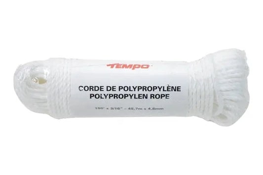 Paquets de corde 150' x 3/16"