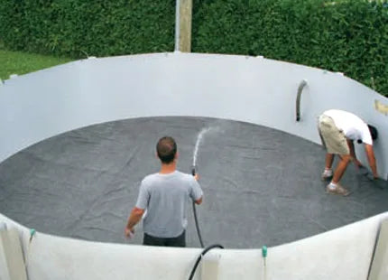 Tapis de sol géotextile rond 24’ X 24’