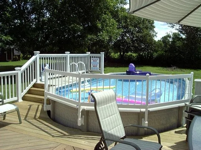 Clôture de piscine - Hors terre - Résine haut de gamme