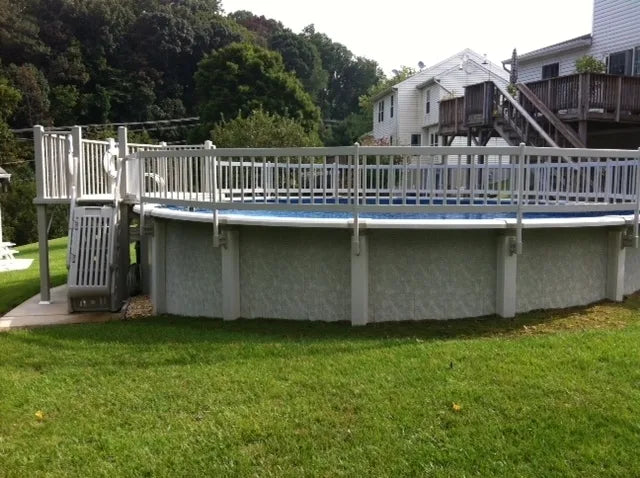 Clôture de piscine - Hors terre - Résine haut de gamme