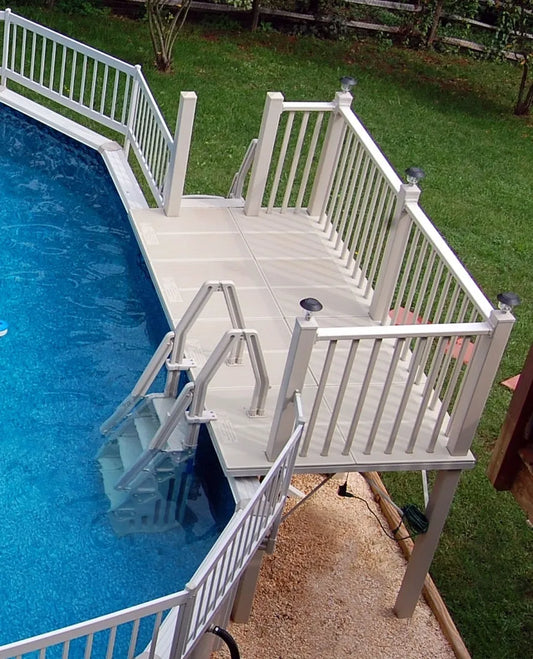 Photo du produit Terrasse de piscine - Modèle RD par Permacon