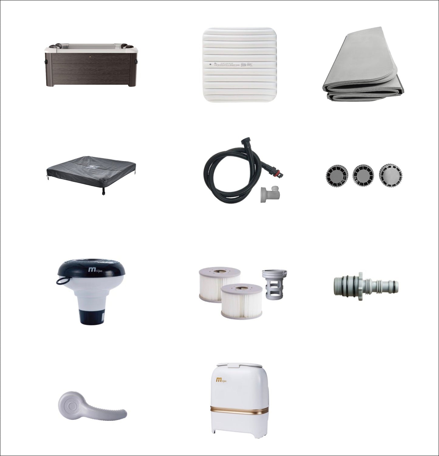 Spa Portable | MSpa | Frame Tribeca | 6 Places | 0 Jets | 140 Sorties de bulles