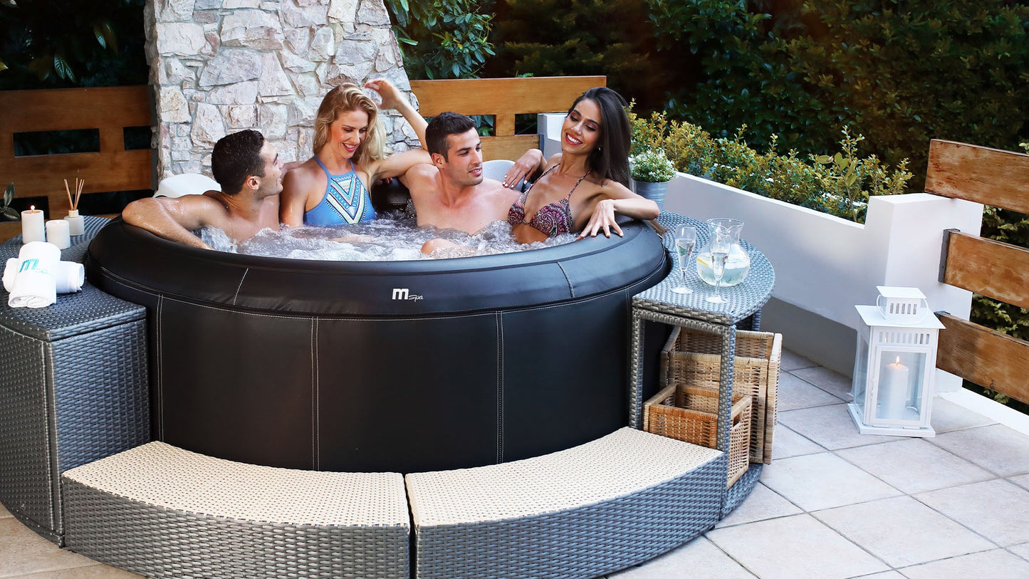 Spa Gonflable | MSpa | Premium Camaro | 6 Places | 0 Jets | 138 Sorties de bulles