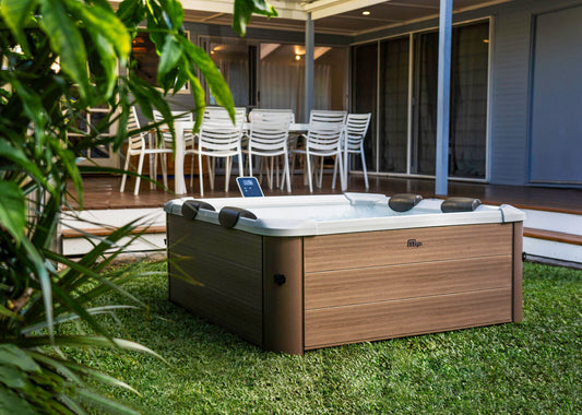 Photo du Spa Portable de la série Frame et du modèle Oslo Amber