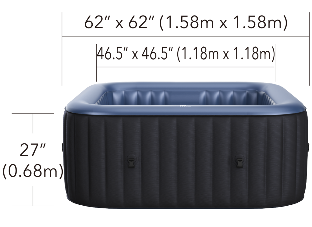 Spa Gonflable | MSpa | Comfort Tekapo 4P | 4 Places | 0 Jets | 108 Sorties de bulles