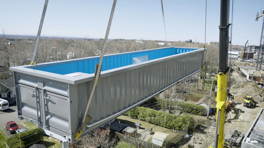 Image de la Piscines Conteneur en modèle Sam de la marque poolpod