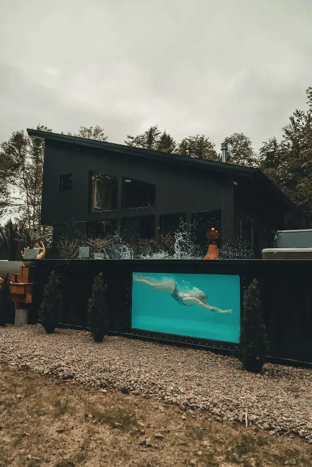 Image de la Piscines Conteneur en modèle Romy de la marque poolpod