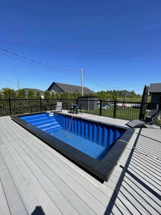 Image de la Piscines Conteneur en modèle George de la marque poolpod